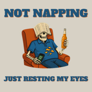 Dad Not Napping - Thread Project Unisex Summer Tee Design