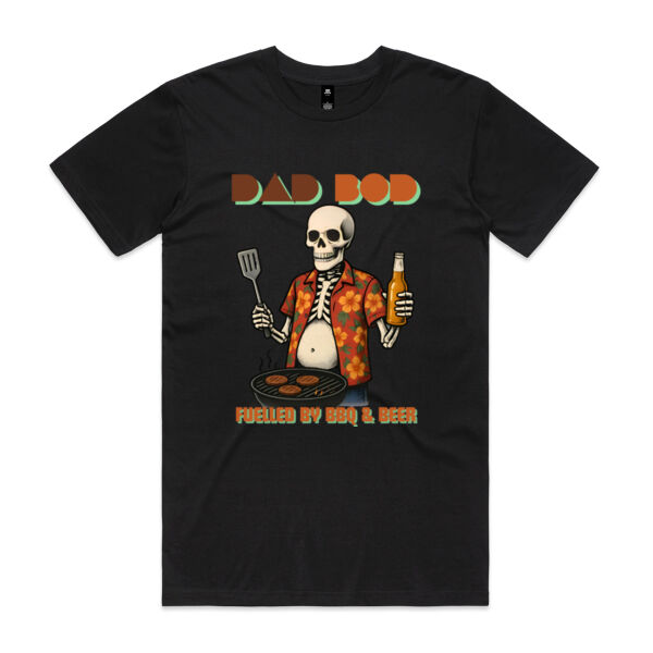 DAD BOD Fueled by BBQ & Beer - AS Colour Mens Staple T shirt Thumbnail
